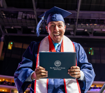 Smiling Graduating Student