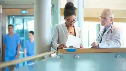 Healthcare Professionals Discussing