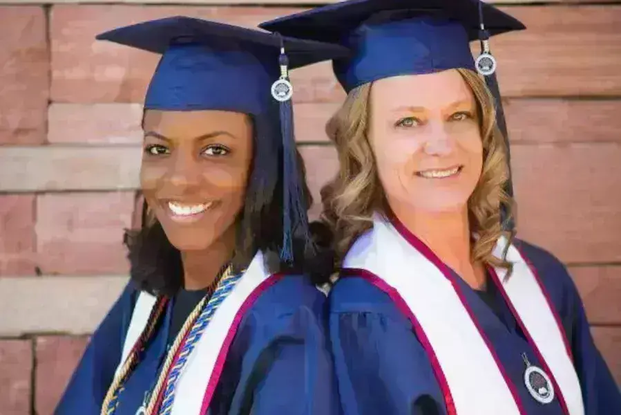 UAGC graduates posing