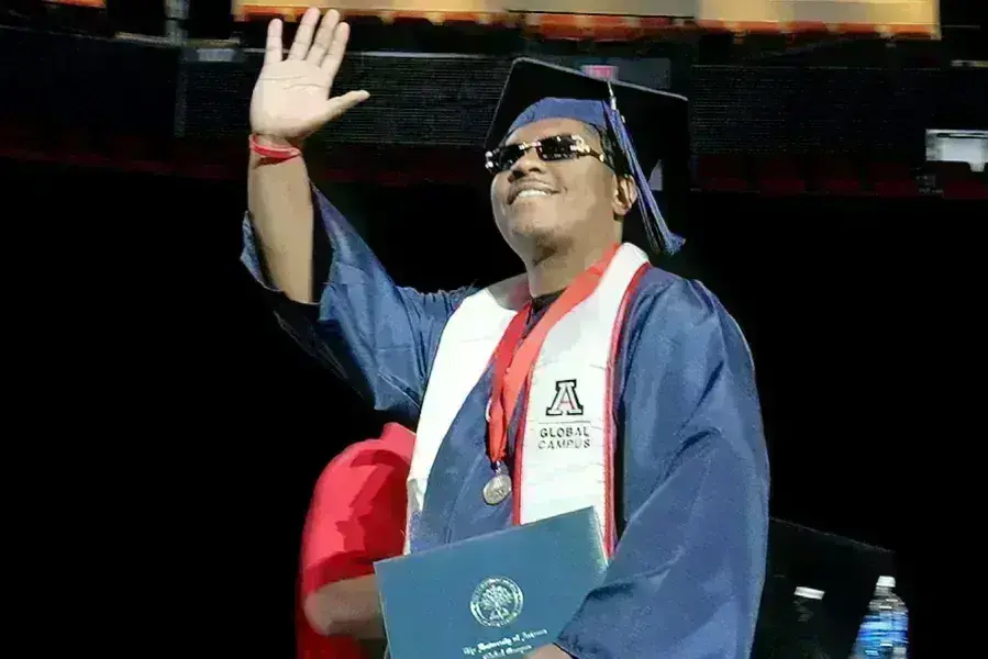 UGC graduate and comedian Emmanuel “Manny Griggs” Greer 